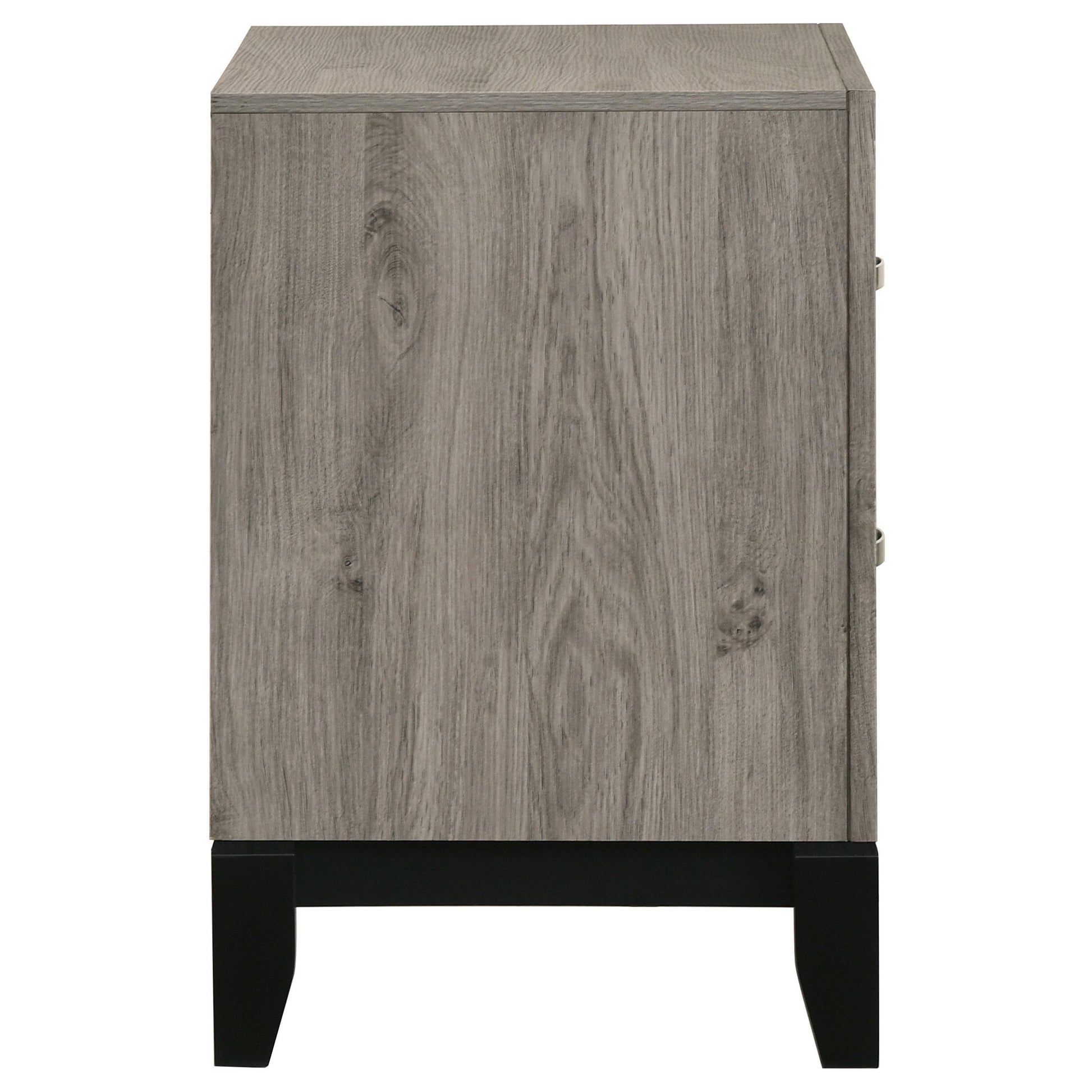  Coaster Furniture Valen 215912 2-drawer Nightstand Bedside Table - Light Taupe IMAGE 3