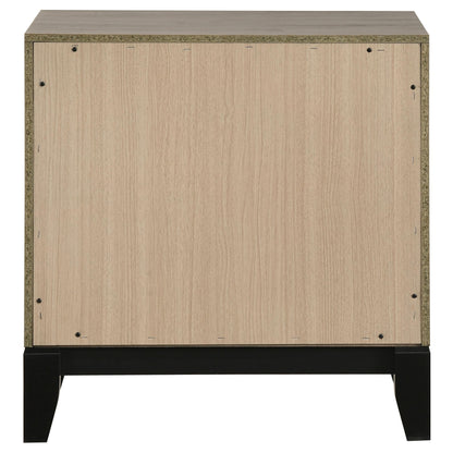  Coaster Furniture Valen 215912 2-drawer Nightstand Bedside Table - Light Taupe IMAGE 7