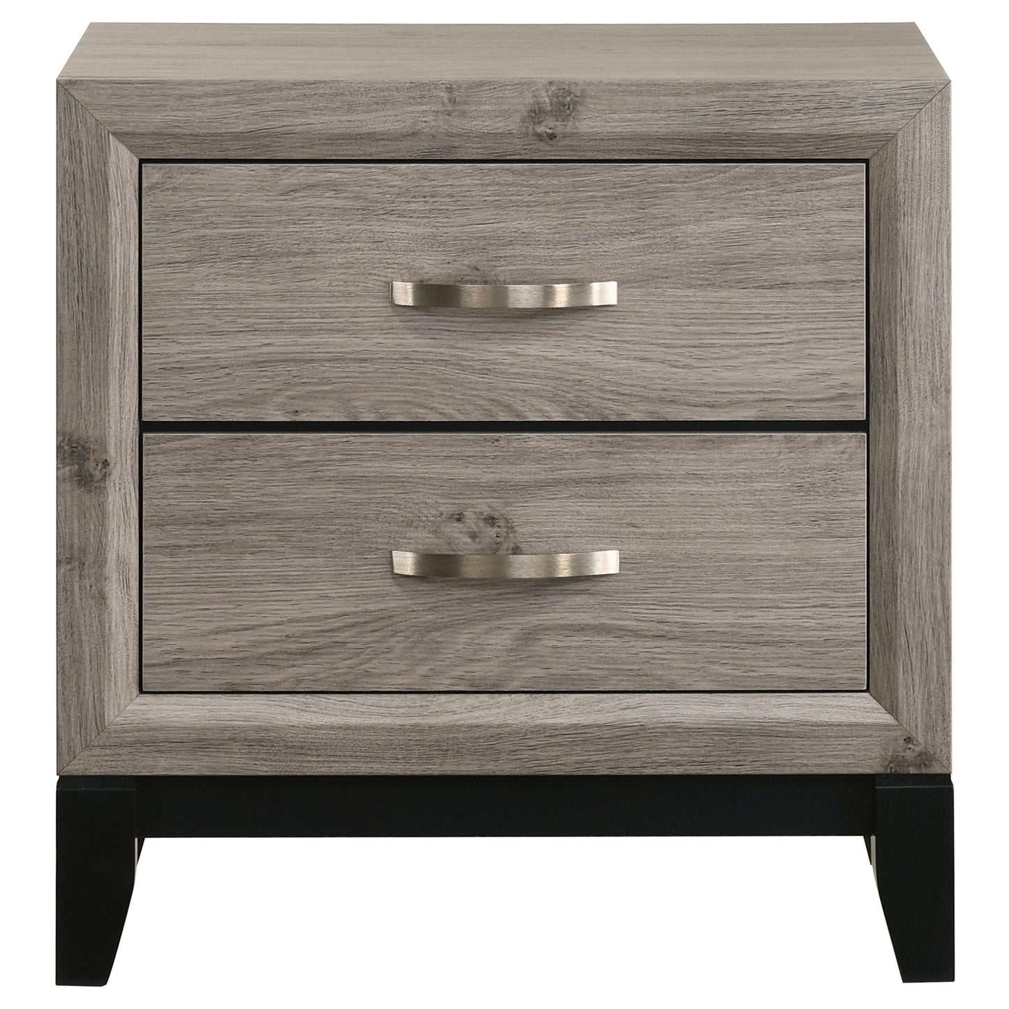  Coaster Furniture Valen 215912 2-drawer Nightstand Bedside Table - Light Taupe IMAGE 9
