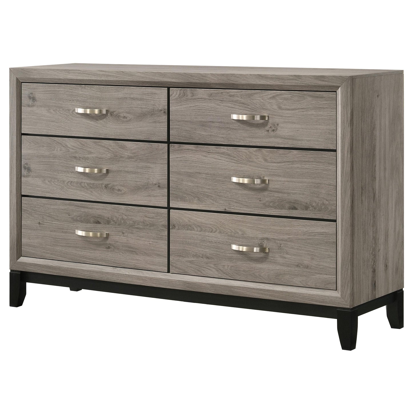  Coaster Furniture Valen 215913 6-drawer Bedroom Dresser Cabinet - Light Taupe IMAGE 10