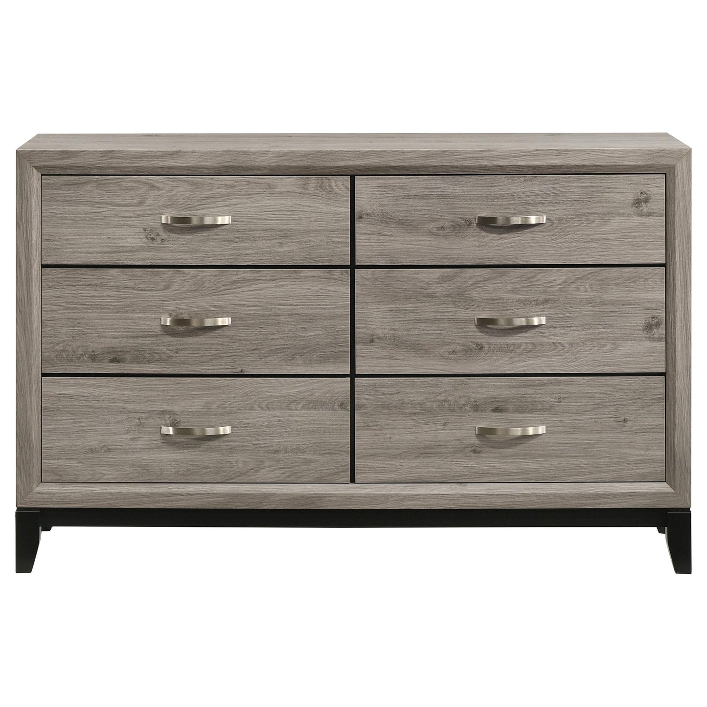  Coaster Furniture Valen 215913 6-drawer Bedroom Dresser Cabinet - Light Taupe IMAGE 7