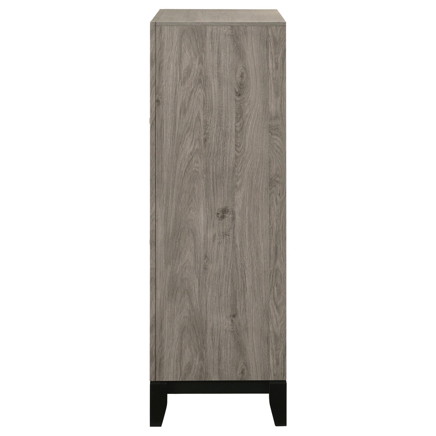 Coaster Furniture Valen 215915 5-drawer Bedroom Chest - Light Taupe IMAGE 1