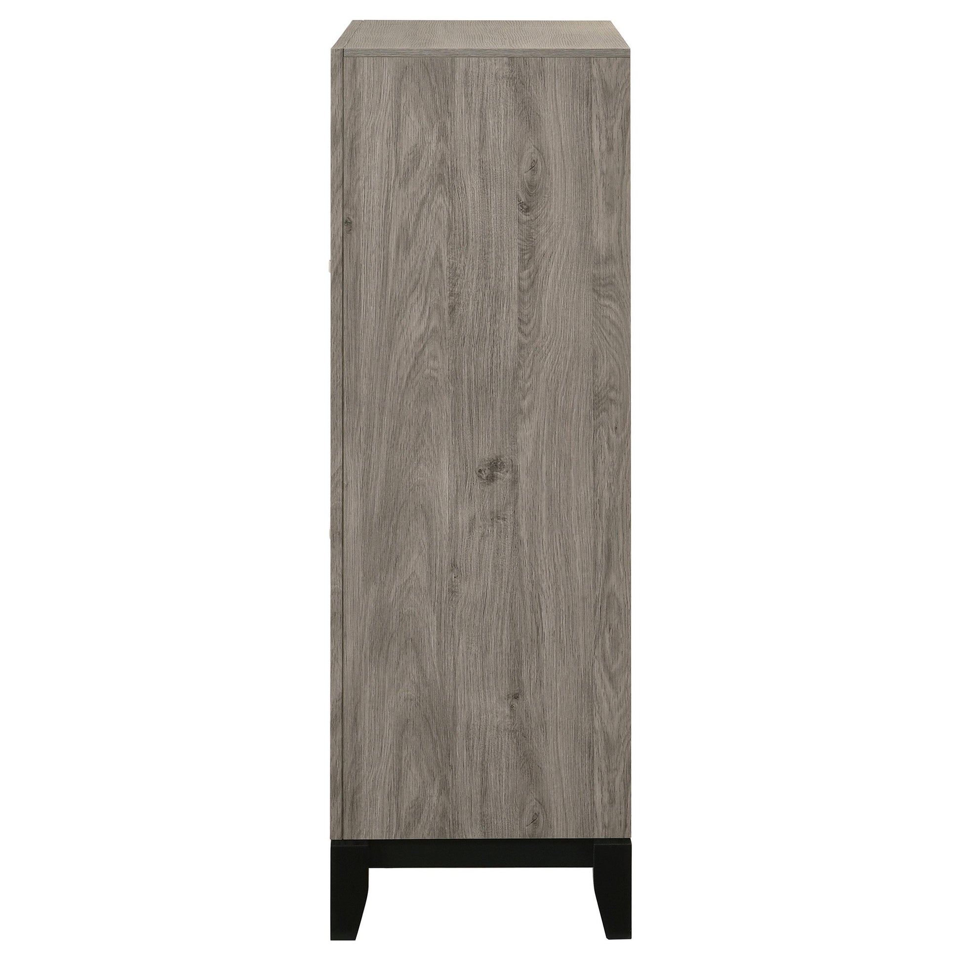  Coaster Furniture Valen 215915 5-drawer Bedroom Chest - Light Taupe IMAGE 1