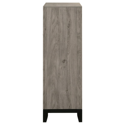  Coaster Furniture Valen 215915 5-drawer Bedroom Chest - Light Taupe IMAGE 1