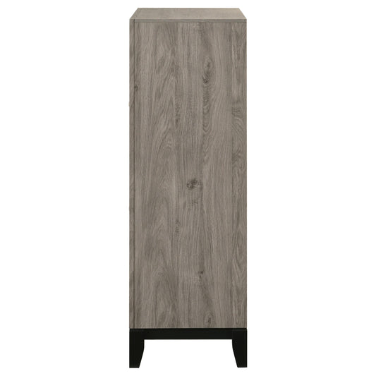 Coaster Furniture Valen 215915 5-drawer Bedroom Chest - Light Taupe IMAGE 1