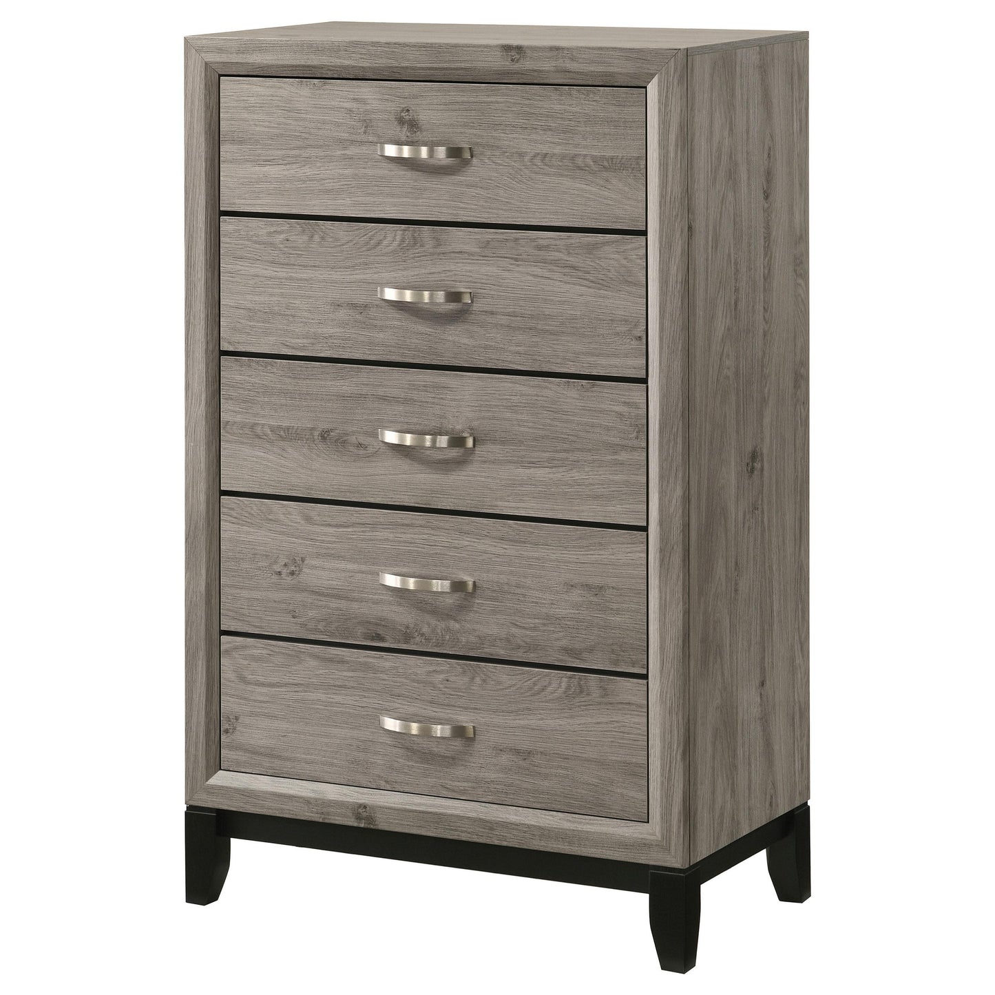  Coaster Furniture Valen 215915 5-drawer Bedroom Chest - Light Taupe IMAGE 11