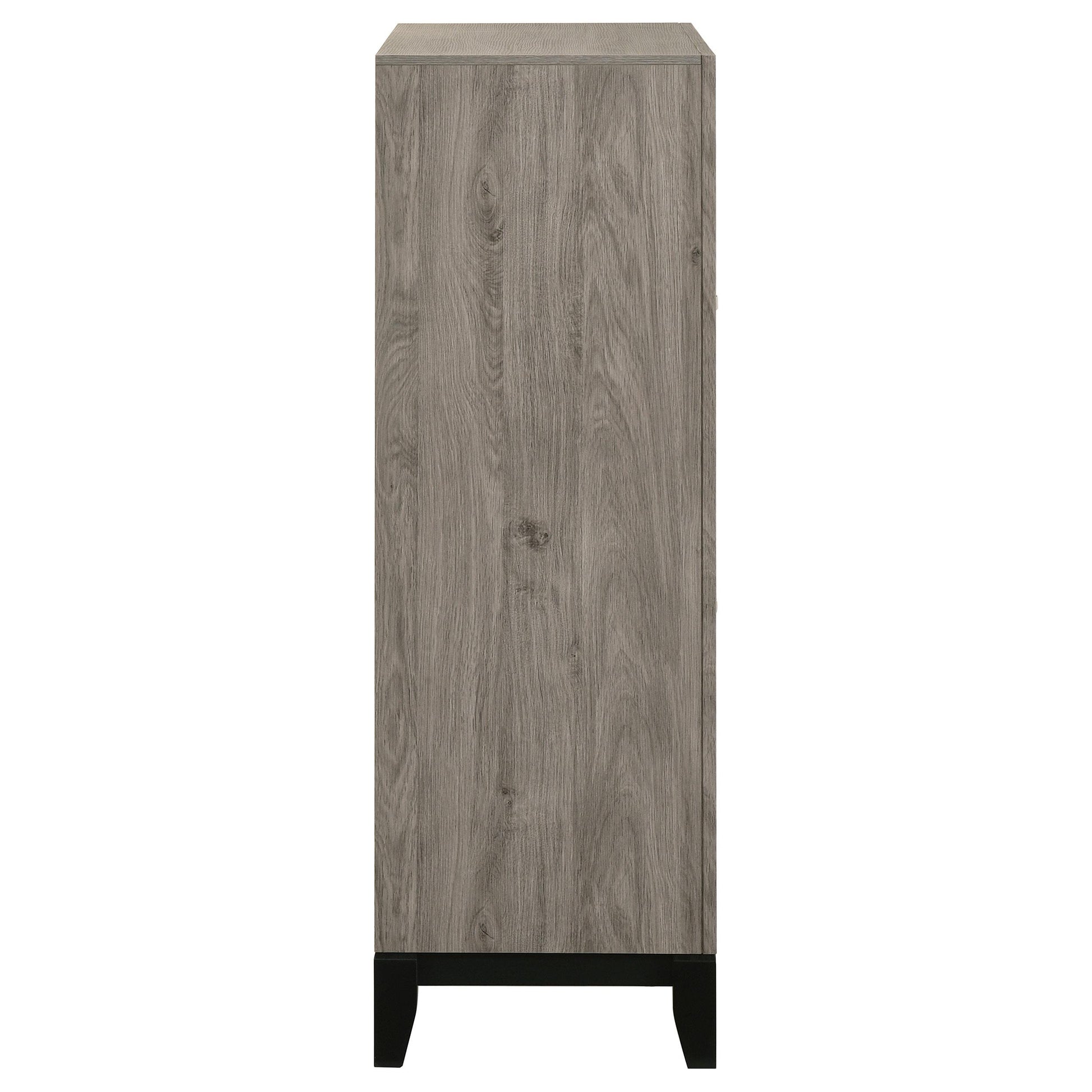  Coaster Furniture Valen 215915 5-drawer Bedroom Chest - Light Taupe IMAGE 2