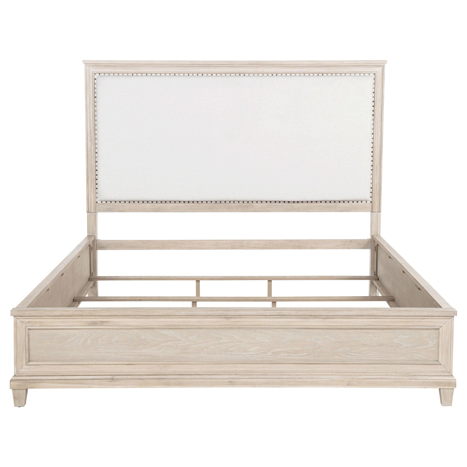  Coaster Furniture Pembroke 215921KE 66-inch Eastern King Panel Bed - Washed Oak IMAGE 10