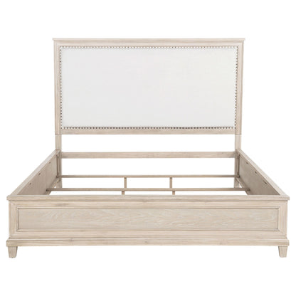  Coaster Furniture Pembroke 215921KE 66-inch Eastern King Panel Bed - Washed Oak IMAGE 10