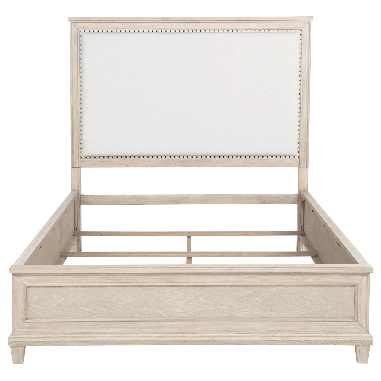  Coaster Furniture Pembroke 215921Q 66-inch Queen Panel Bed - Washed Oak IMAGE 4