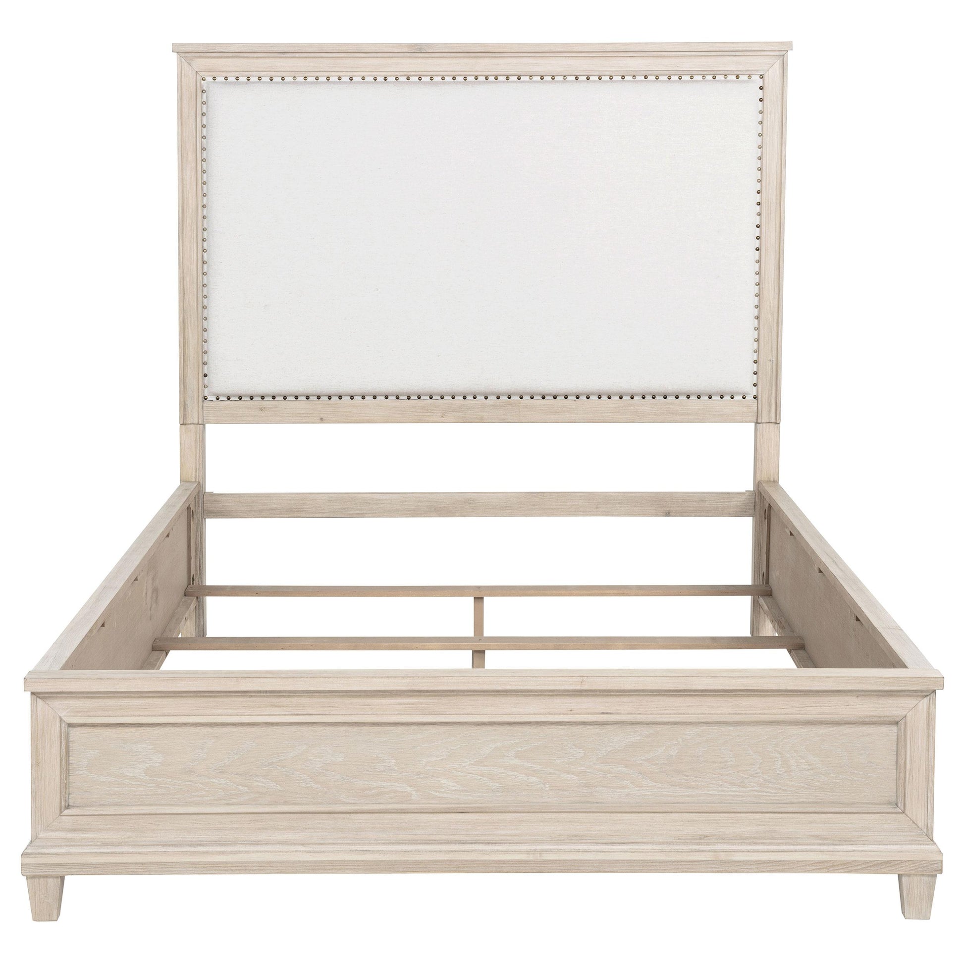  Coaster Furniture Pembroke 215921Q 66-inch Queen Panel Bed - Washed Oak IMAGE 4