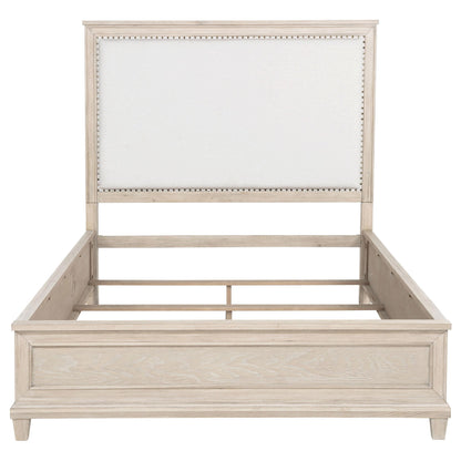  Coaster Furniture Pembroke 215921Q 66-inch Queen Panel Bed - Washed Oak IMAGE 4