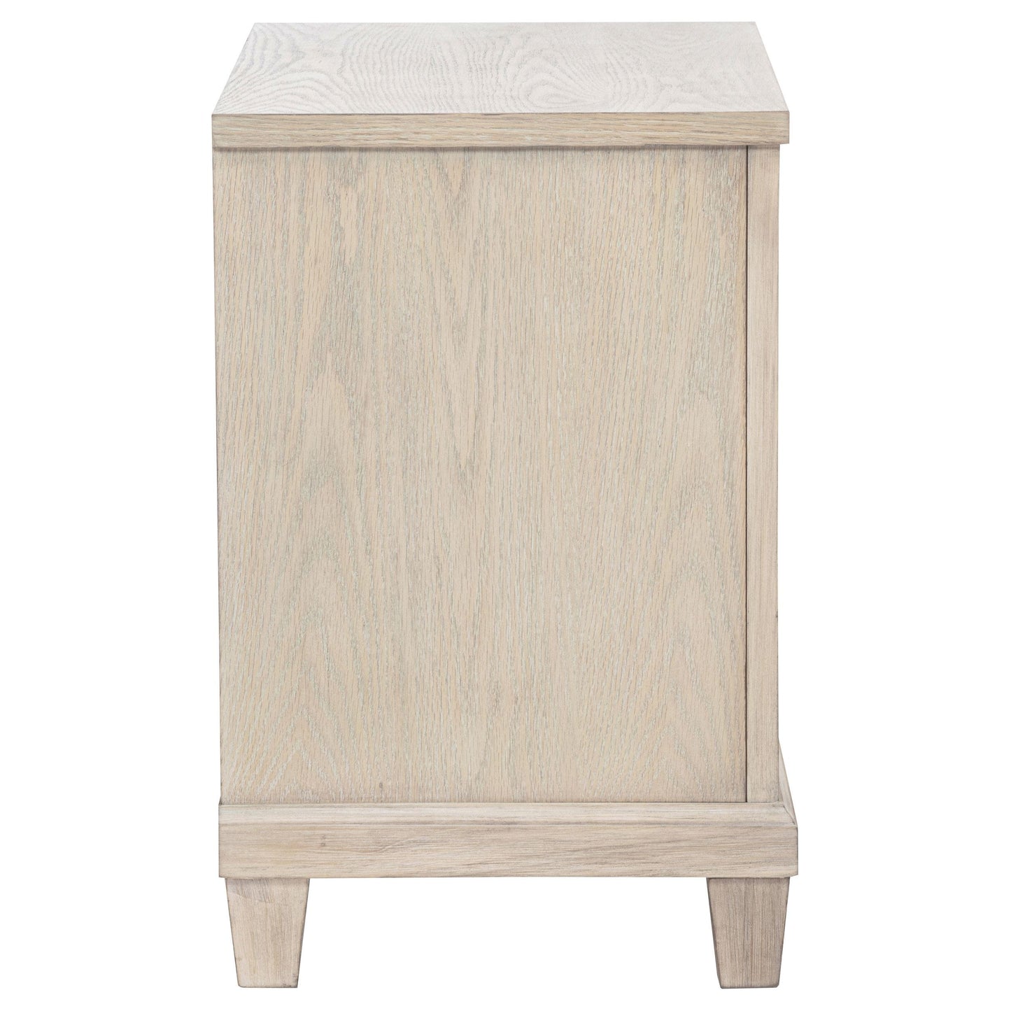  Coaster Furniture Pembroke 215922 2-drawer Nightstand Bedside Table - Washed Oak IMAGE 1