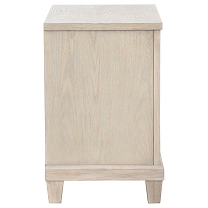  Coaster Furniture Pembroke 215922 2-drawer Nightstand Bedside Table - Washed Oak IMAGE 1