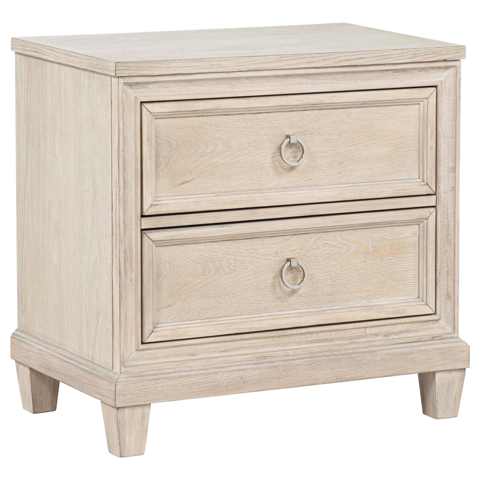  Coaster Furniture Pembroke 215922 2-drawer Nightstand Bedside Table - Washed Oak IMAGE 2