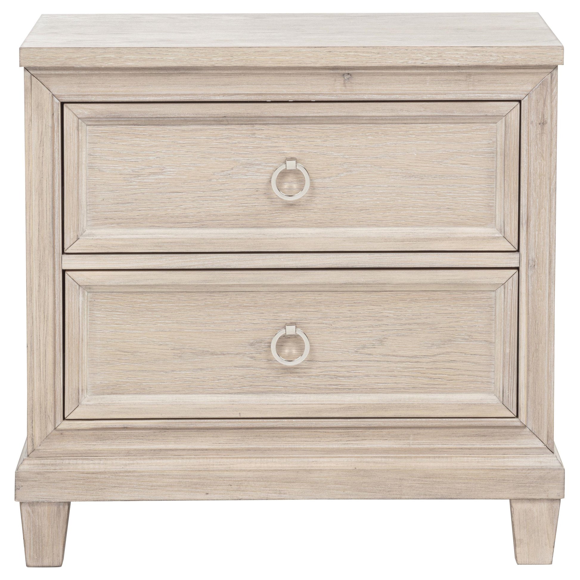  Coaster Furniture Pembroke 215922 2-drawer Nightstand Bedside Table - Washed Oak IMAGE 6