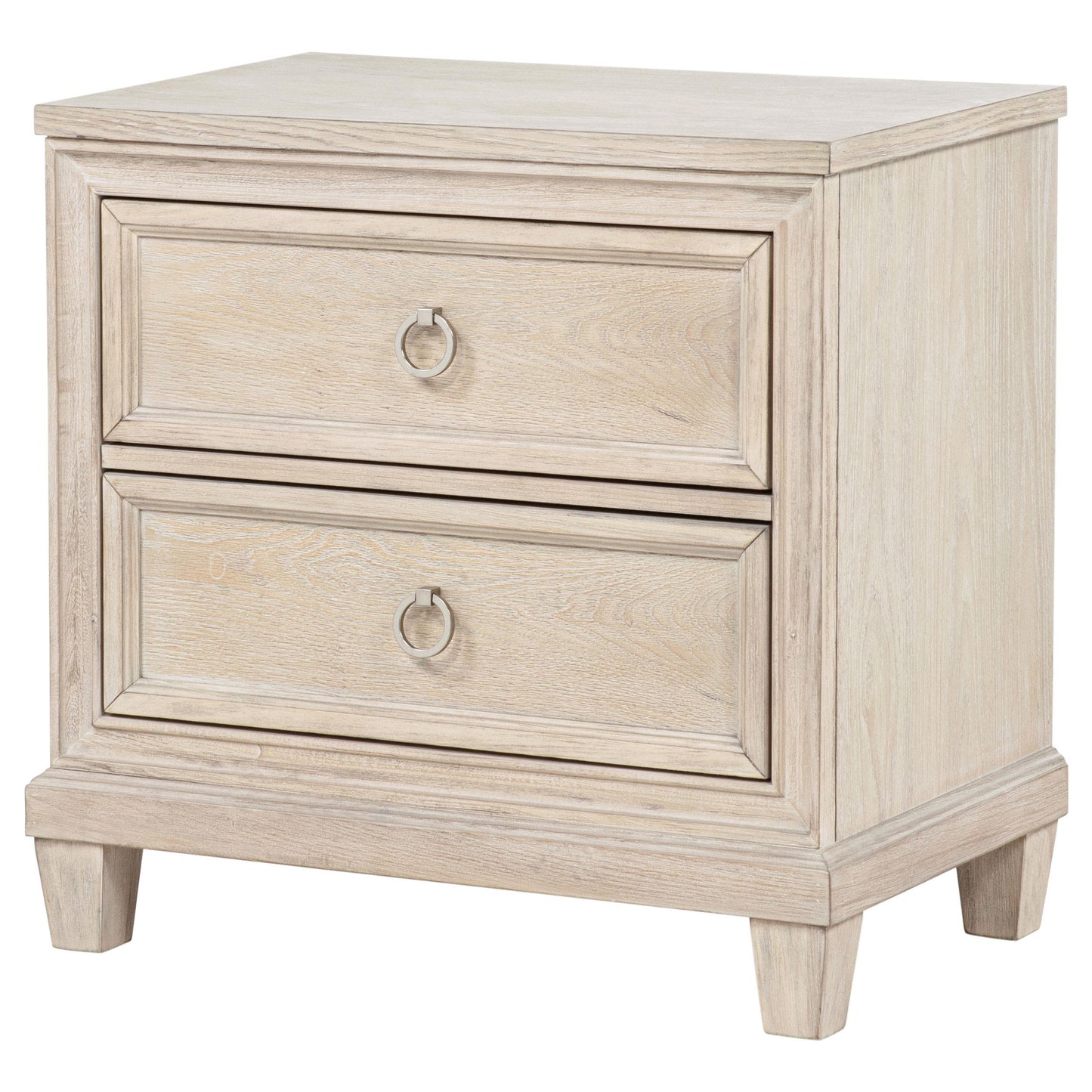  Coaster Furniture Pembroke 215922 2-drawer Nightstand Bedside Table - Washed Oak IMAGE 7