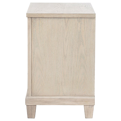  Coaster Furniture Pembroke 215922 2-drawer Nightstand Bedside Table - Washed Oak IMAGE 9