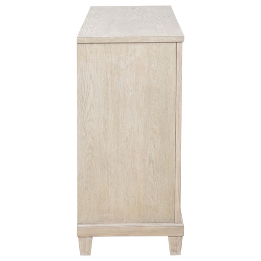  Coaster Furniture Pembroke 215923 6-drawer Bedroom Dresser Cabinet - Washed Oak IMAGE 1
