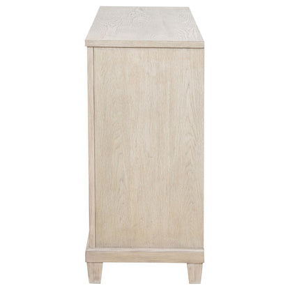  Coaster Furniture Pembroke 215923 6-drawer Bedroom Dresser Cabinet - Washed Oak IMAGE 2