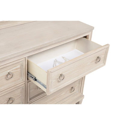  Coaster Furniture Pembroke 215923M 6-drawer Bedroom Dresser with Mirror - Washed Oak IMAGE 5