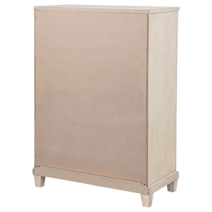  Coaster Furniture Pembroke 215925 5-drawer Chest - Washed Oak IMAGE 8