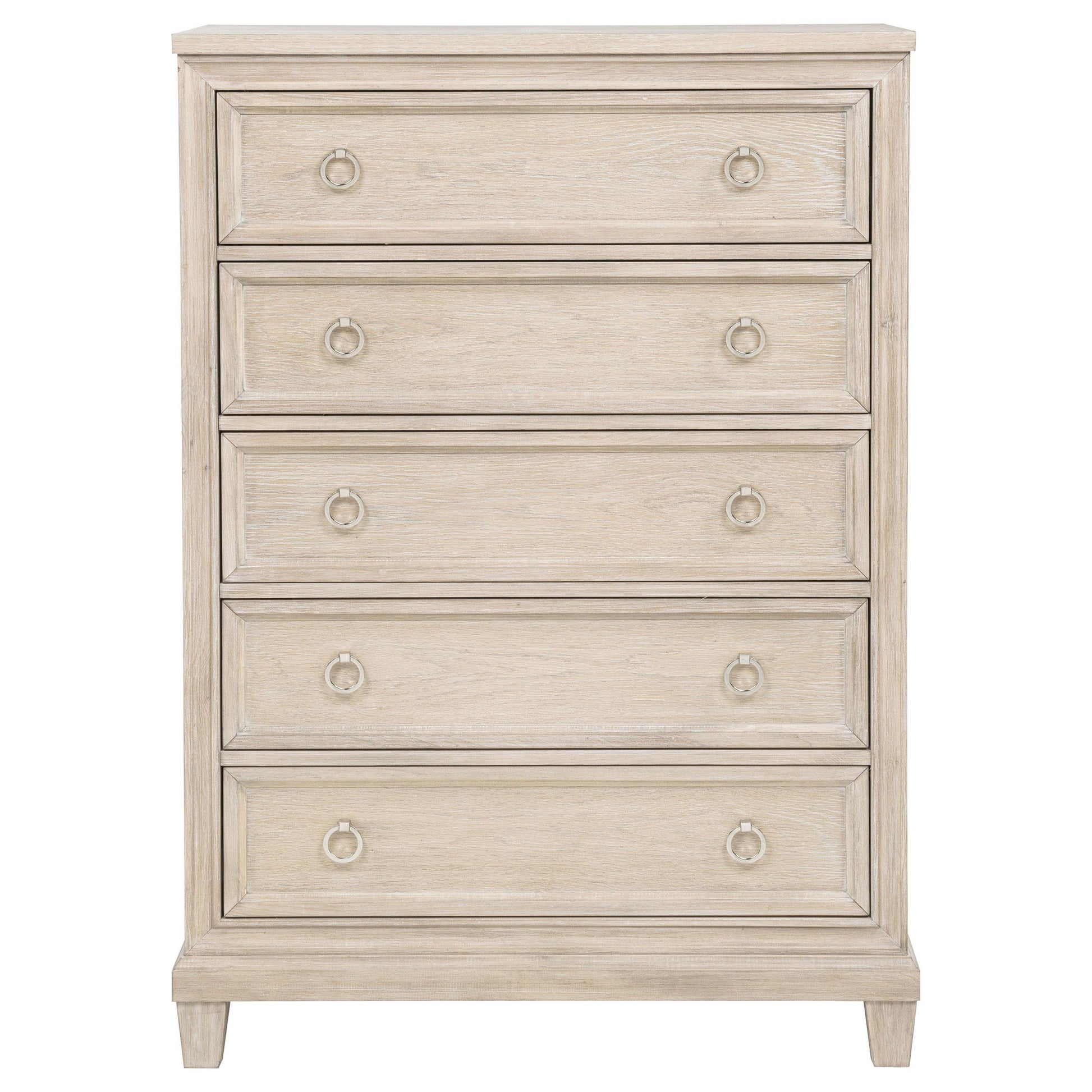  Coaster Furniture Pembroke 215925 5-drawer Chest - Washed Oak IMAGE 9
