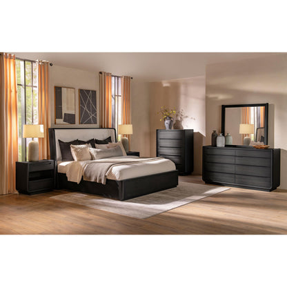  Coaster Furniture Leandro 222492 2-drawer LED Nightstand with USB - Burnished Black IMAGE 14