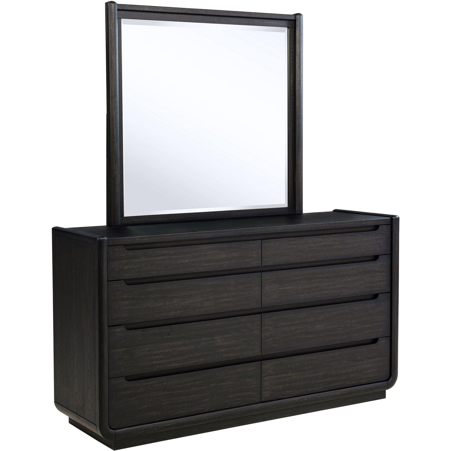  Coaster Furniture Leandro 222493M 8-drawer Bedroom Dresser with Mirror - Burnished Black IMAGE 1
