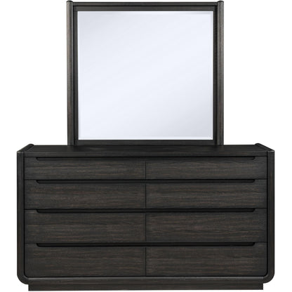  Coaster Furniture Leandro 222493M 8-drawer Bedroom Dresser with Mirror - Burnished Black IMAGE 3