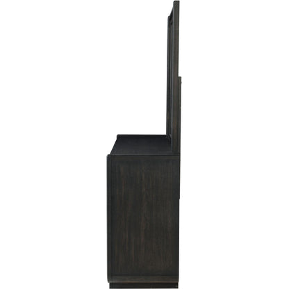  Coaster Furniture Leandro 222493M 8-drawer Bedroom Dresser with Mirror - Burnished Black IMAGE 5