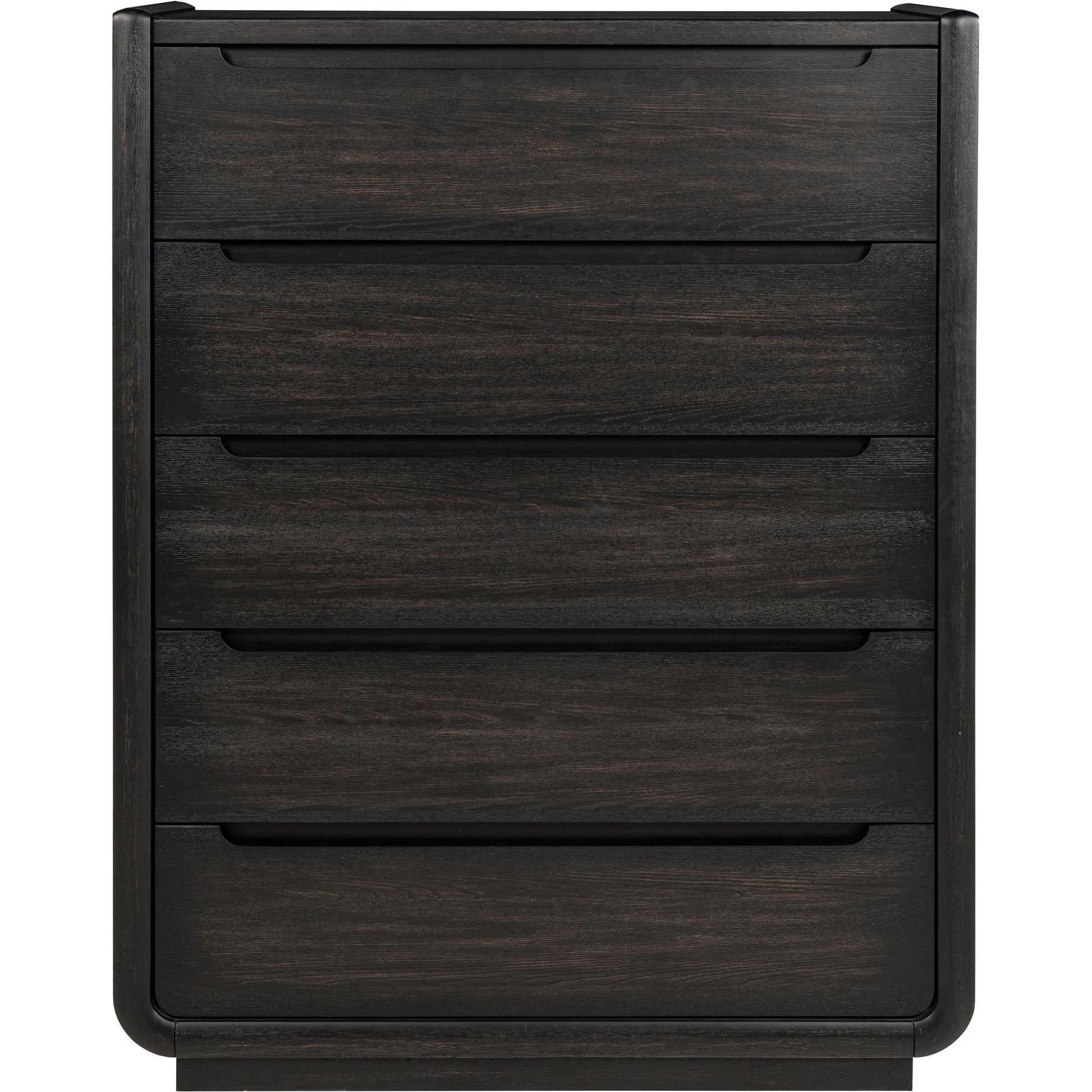  Coaster Furniture Leandro 222495 5-drawer Bedroom Chest - Burnished Black IMAGE 3