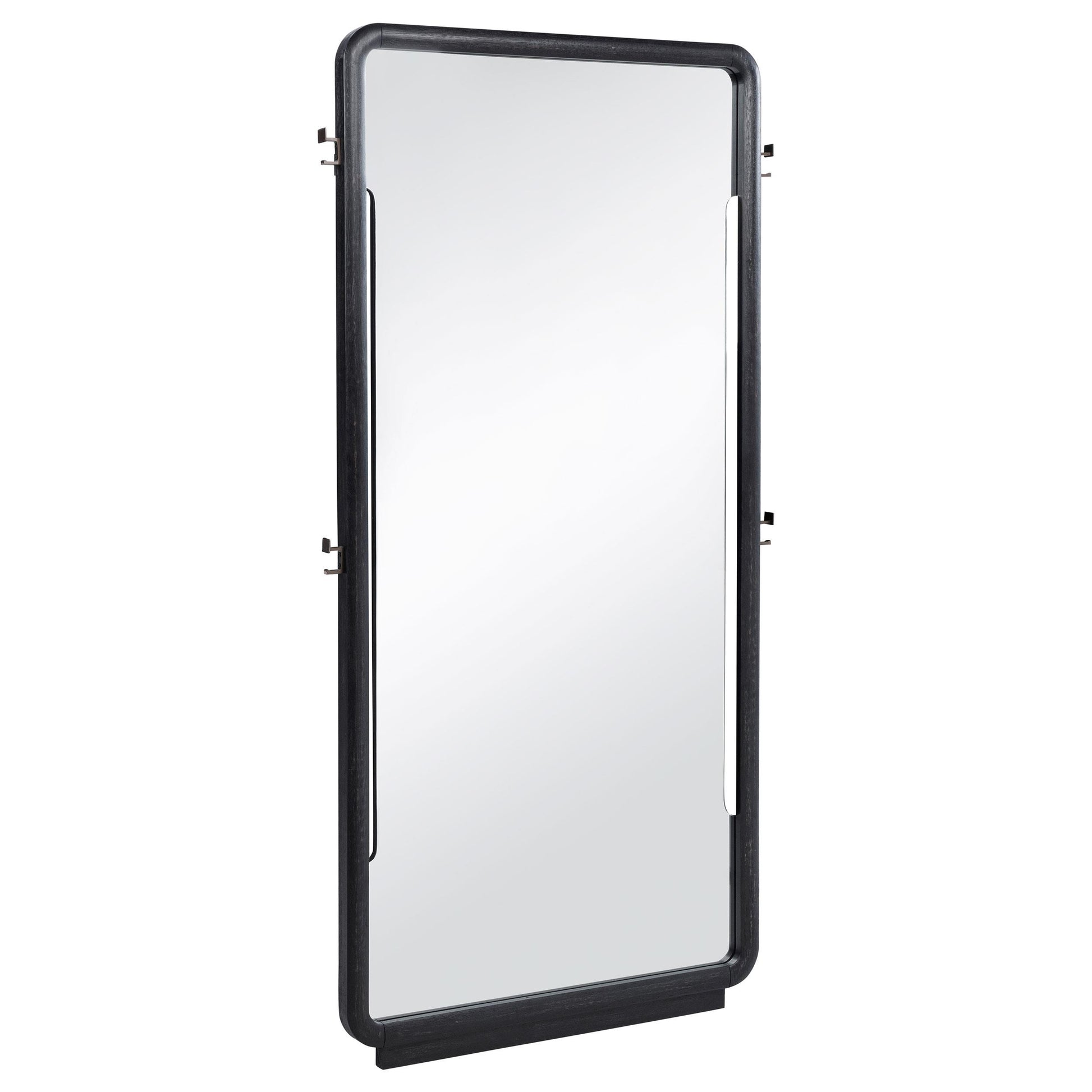  Coaster Furniture Leandro 222498 76-inch Full Length Floor Mirror - Burnished Black IMAGE 1