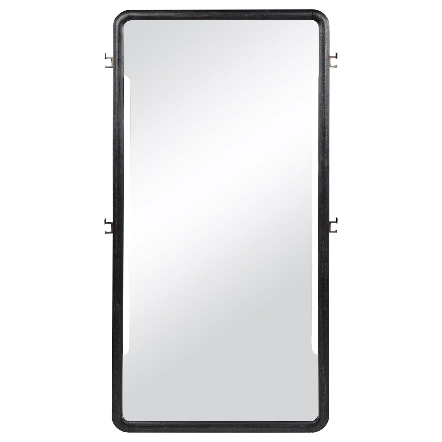  Coaster Furniture Leandro 222498 76-inch Full Length Floor Mirror - Burnished Black IMAGE 2