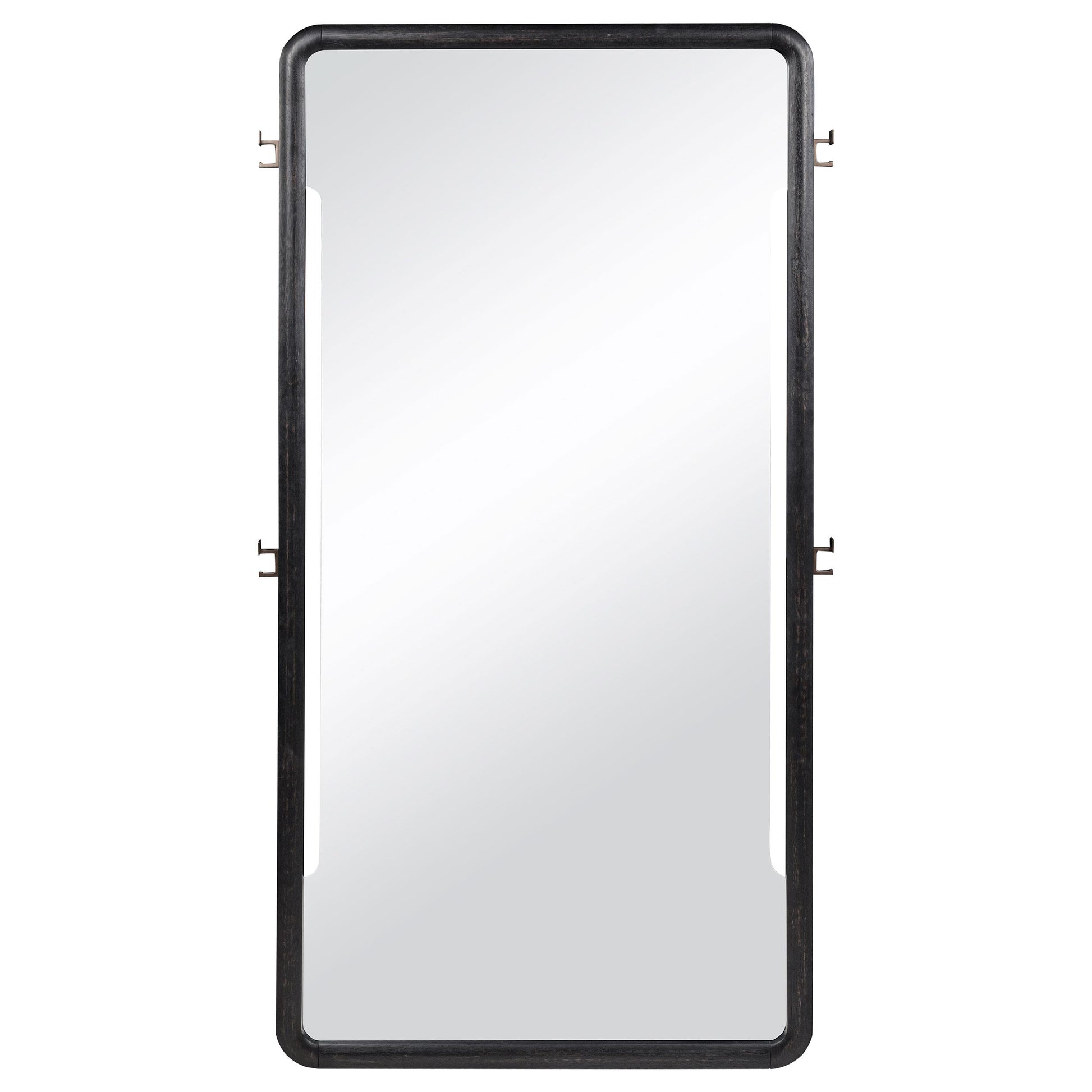  Coaster Furniture Leandro 222498 76-inch Full Length Floor Mirror - Burnished Black IMAGE 2