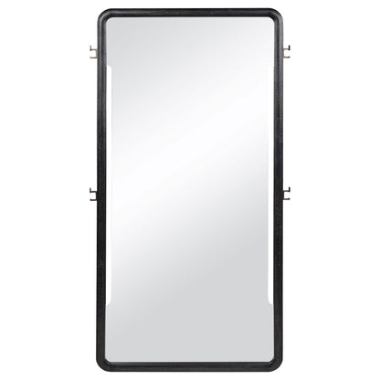  Coaster Furniture Leandro 222498 76-inch Full Length Floor Mirror - Burnished Black IMAGE 2