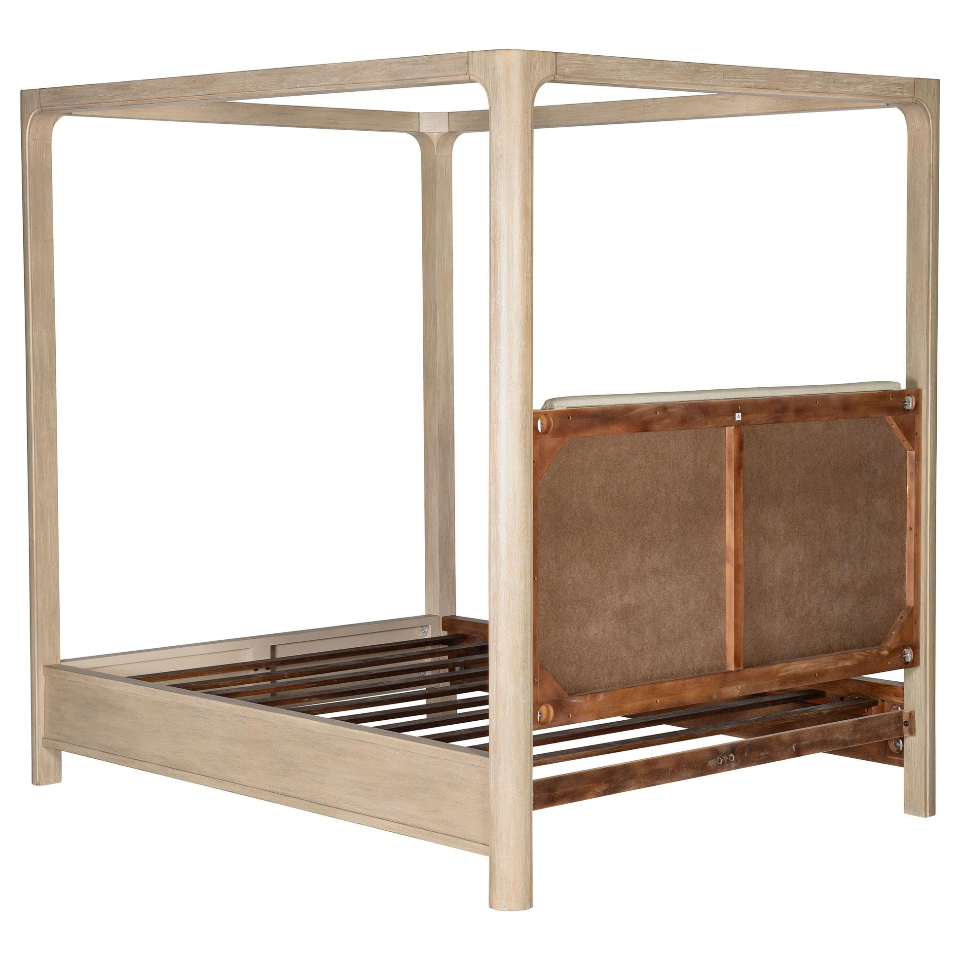  Coaster Furniture Solano 222520Q 85-inch Queen Canopy Bed - Weathered Mango IMAGE 4