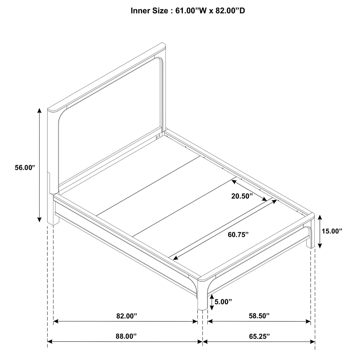  Coaster Furniture Solano 222521Q 56-inch Queen Panel Bed - Weathered Mango IMAGE 13