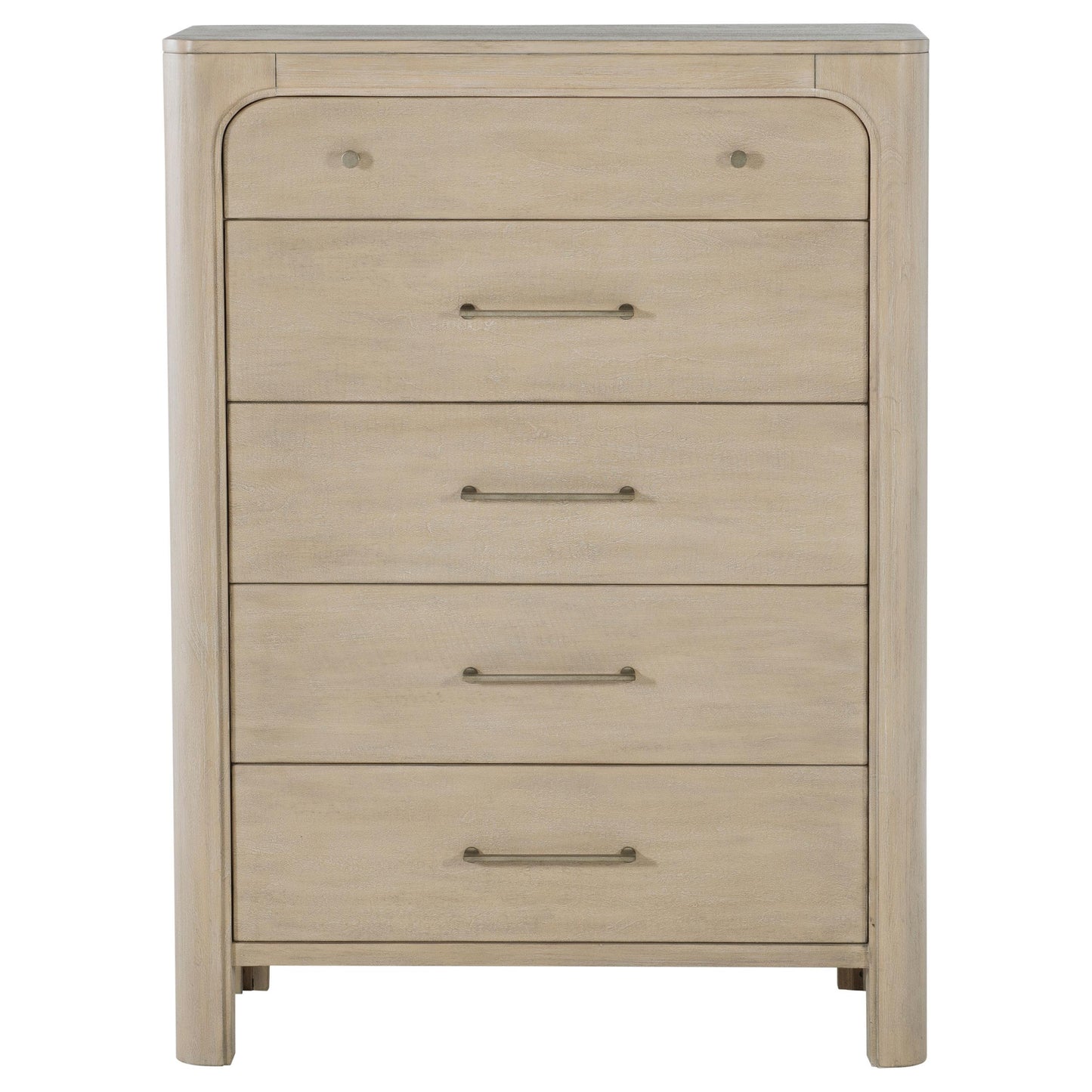  Coaster Furniture Solano 222525 5-drawer Bedroom Chest - Weathered Mango IMAGE 8