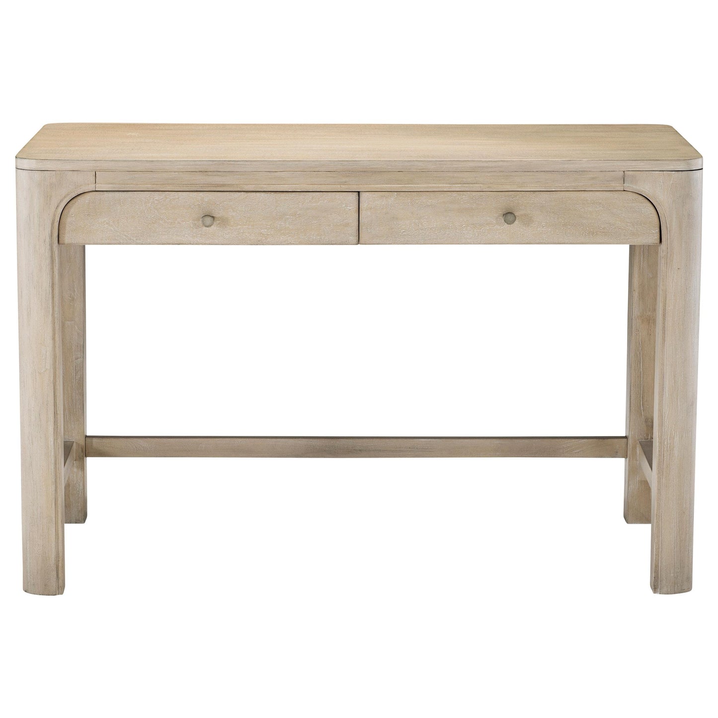  Coaster Furniture Solano 222527 2-drawer Makeup Table Vanity Desk - Weathered Mango IMAGE 7