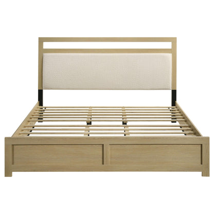  Coaster Furniture Hendricks 222651KE Eastern King Panel Headboard Platform Bed - Light Oak IMAGE 11