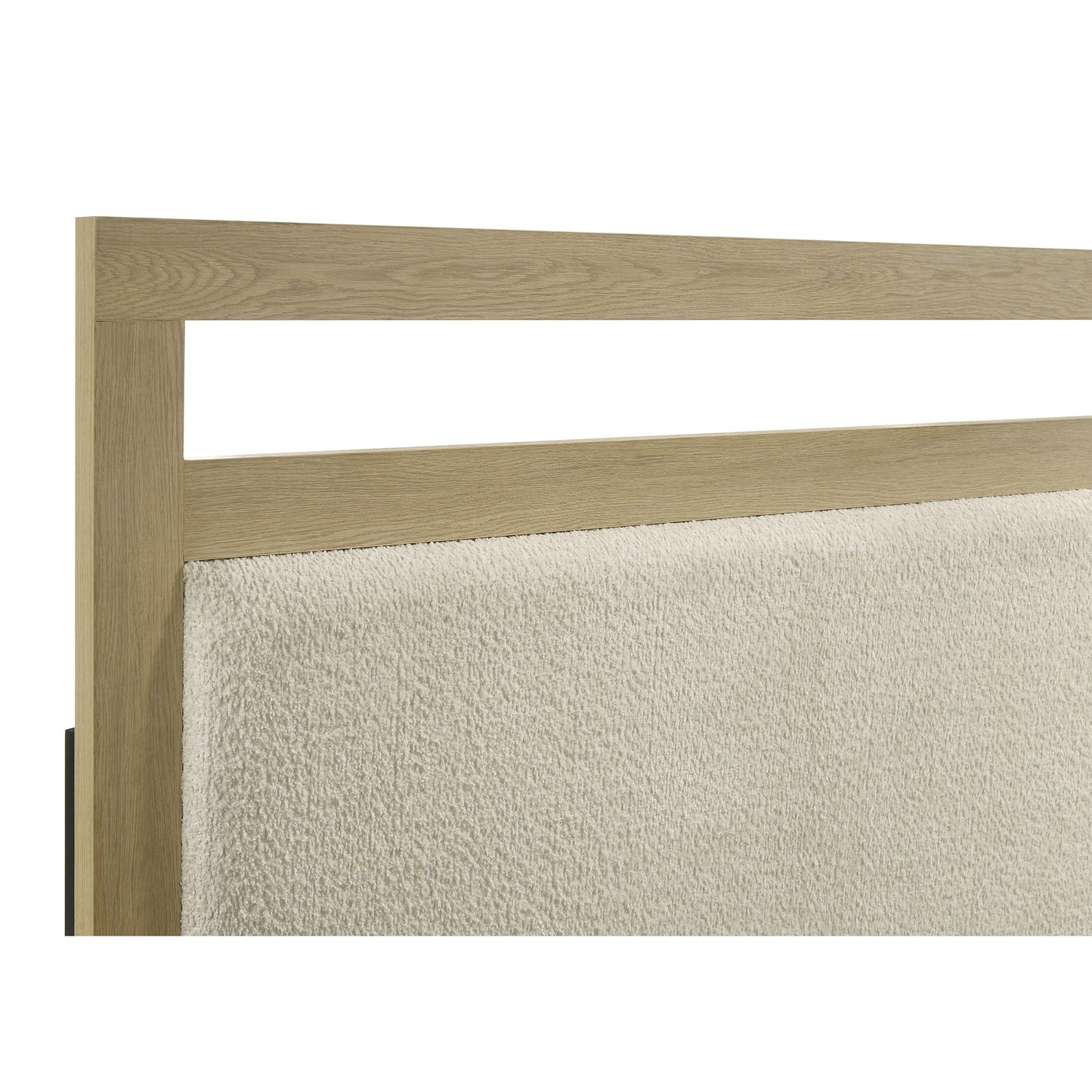  Coaster Furniture Hendricks 222651KE Eastern King Panel Headboard Platform Bed - Light Oak IMAGE 6
