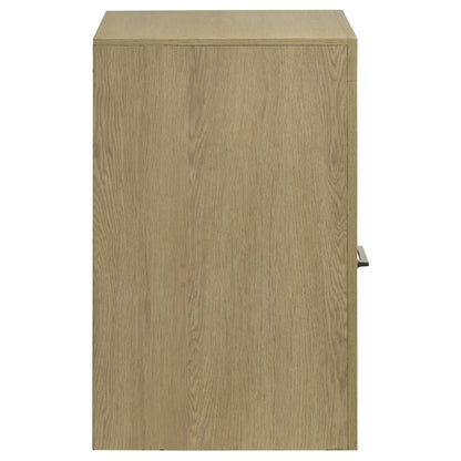  Coaster Furniture Hendricks 222652 1-drawer Nightstand Bedside Table with Cubby - Light Oak IMAGE 9