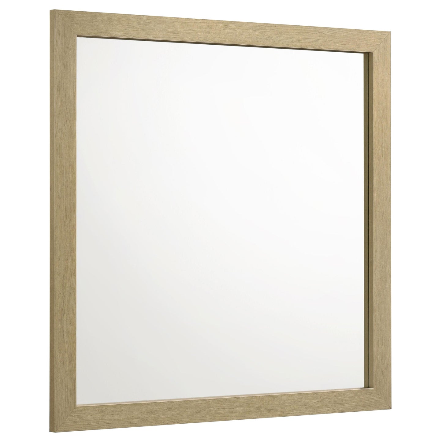  Coaster Furniture Hendricks 222654 Dresser Mirror - Light Oak IMAGE 2