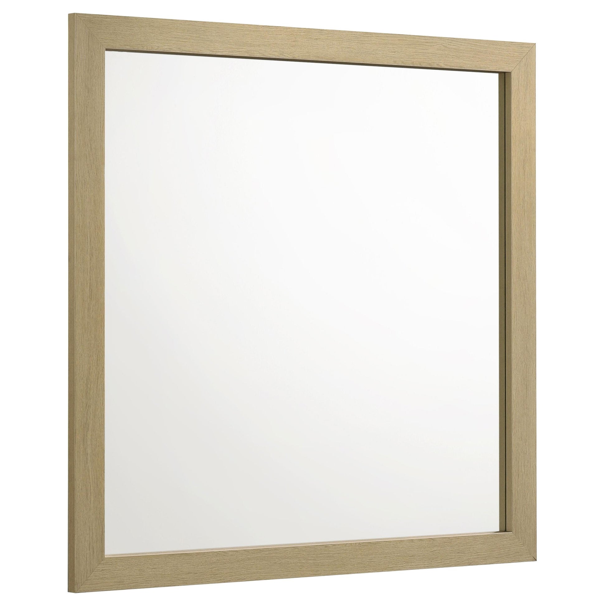  Coaster Furniture Hendricks 222654 Dresser Mirror - Light Oak IMAGE 2