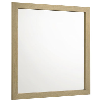  Coaster Furniture Hendricks 222654 Dresser Mirror - Light Oak IMAGE 2