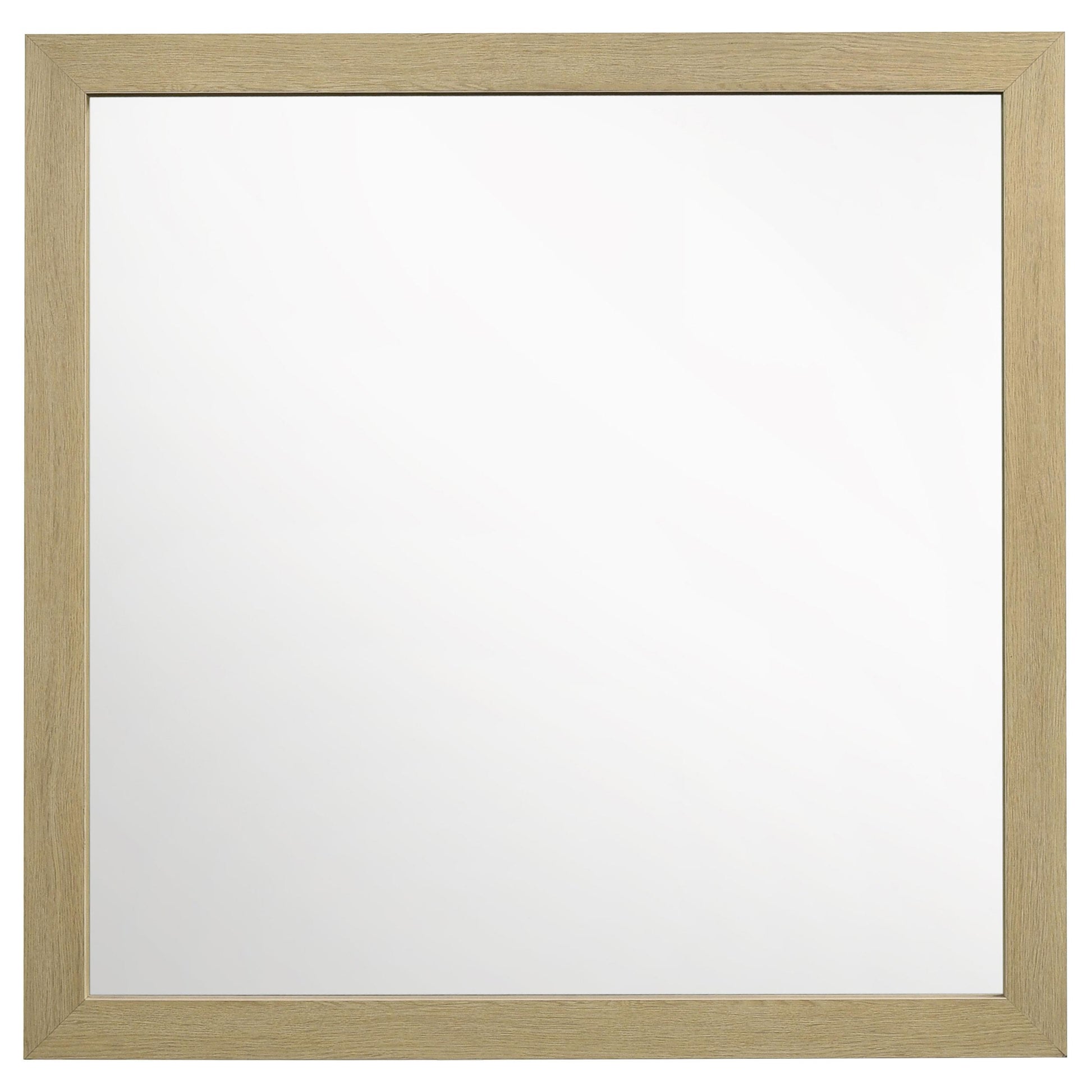 Coaster Furniture Hendricks 222654 Dresser Mirror - Light Oak IMAGE 3