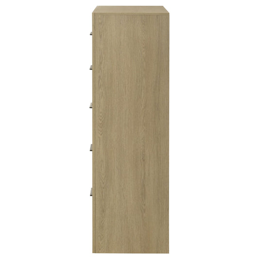 Coaster Furniture Hendricks 222655 5-drawer Bedroom Chest - Light Oak IMAGE 1