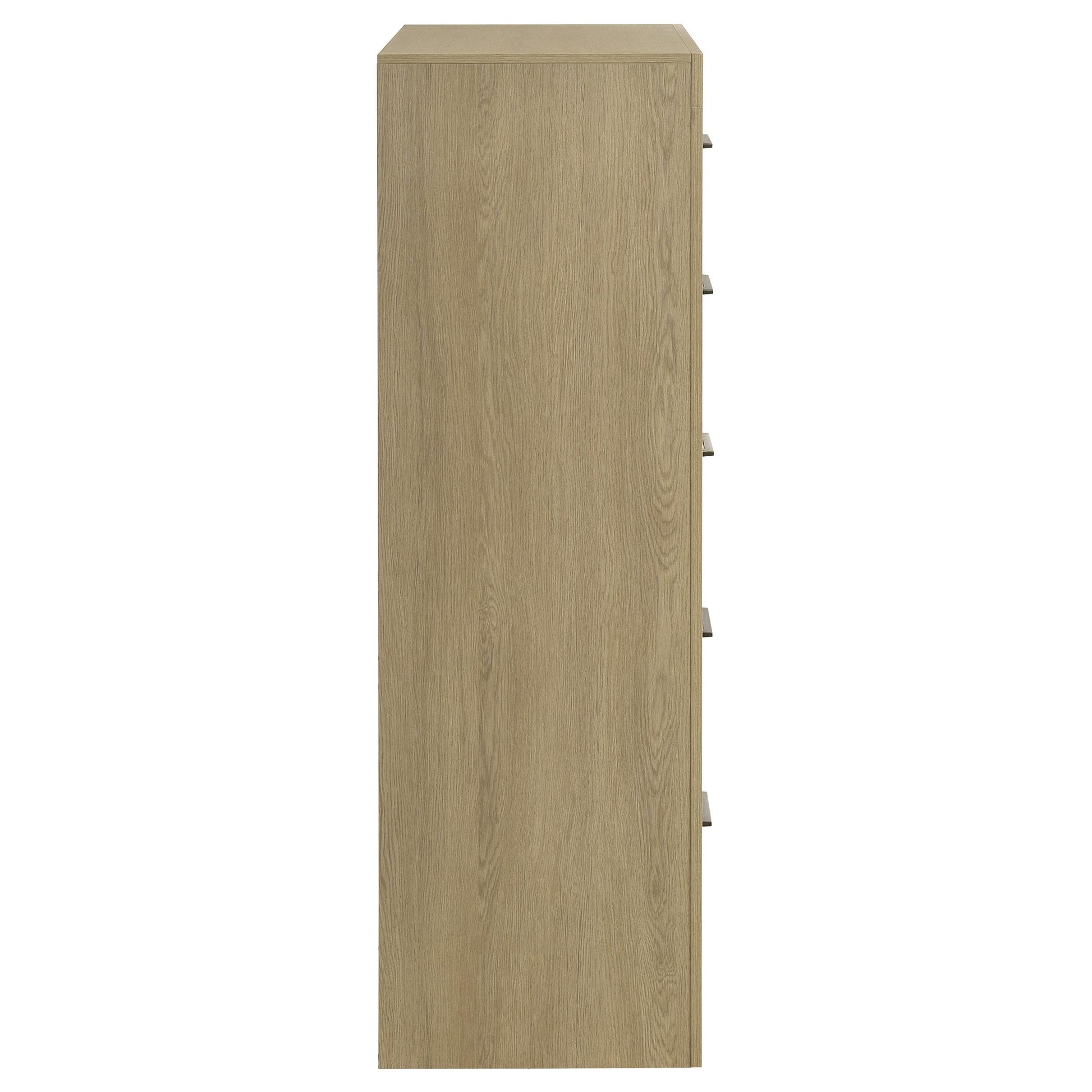  Coaster Furniture Hendricks 222655 5-drawer Bedroom Chest - Light Oak IMAGE 2