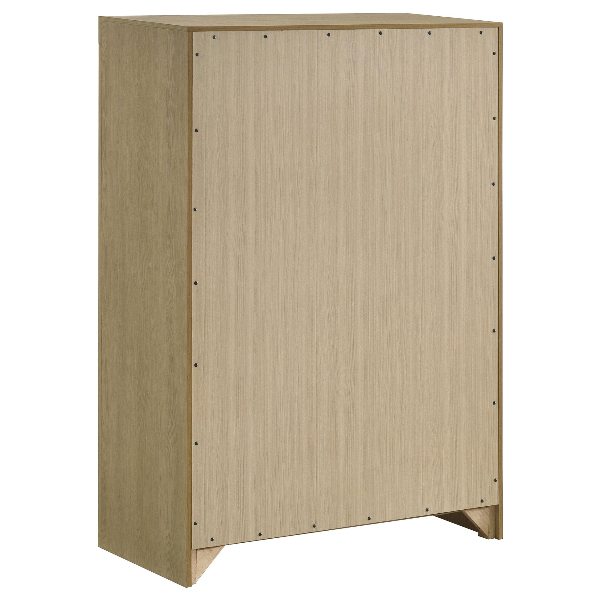  Coaster Furniture Hendricks 222655 5-drawer Bedroom Chest - Light Oak IMAGE 4